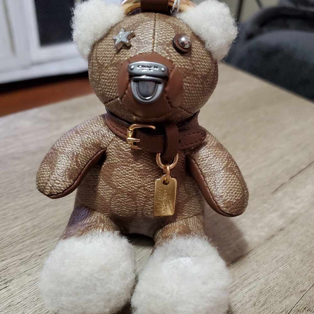 Coach Bear Keychain
